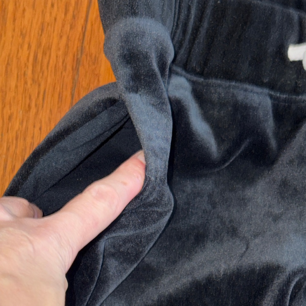 Justice Black and Purple Tie-Dye Joggers - Picture 3 of 7